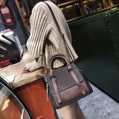 High Matte PU Leather Shoulder Bag for Women
