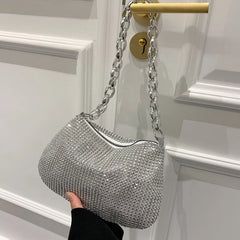 Crystal Rhinestones Evening Clutch Bag for Women
