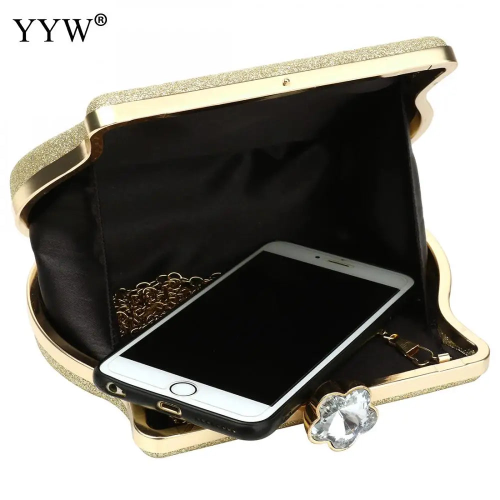 Glitter Sequined Evening Clutch Bag Shoulder Bag Bridal Party Prom Handbag
