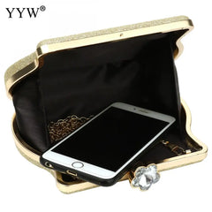 Glitter Sequined Evening Clutch Bag Shoulder Bag Bridal Party Prom Handbag