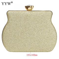 Glitter Sequined Evening Clutch Bag Shoulder Bag Bridal Party Prom Handbag