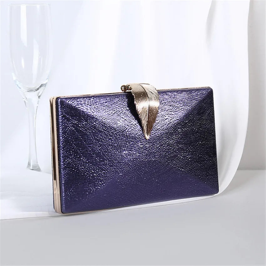 Women Evening Party Clutch Bag with Chain Strap