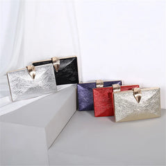 Women Evening Party Clutch Bag with Chain Strap