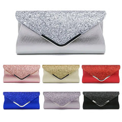 Sequin Envelope Clutch Evening Bag for Women