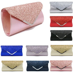Sequin Envelope Clutch Evening Bag for Women