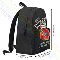 Hard Dickens Cider Large Capacity Backpack Bookbag Beach Bag Sports Bag