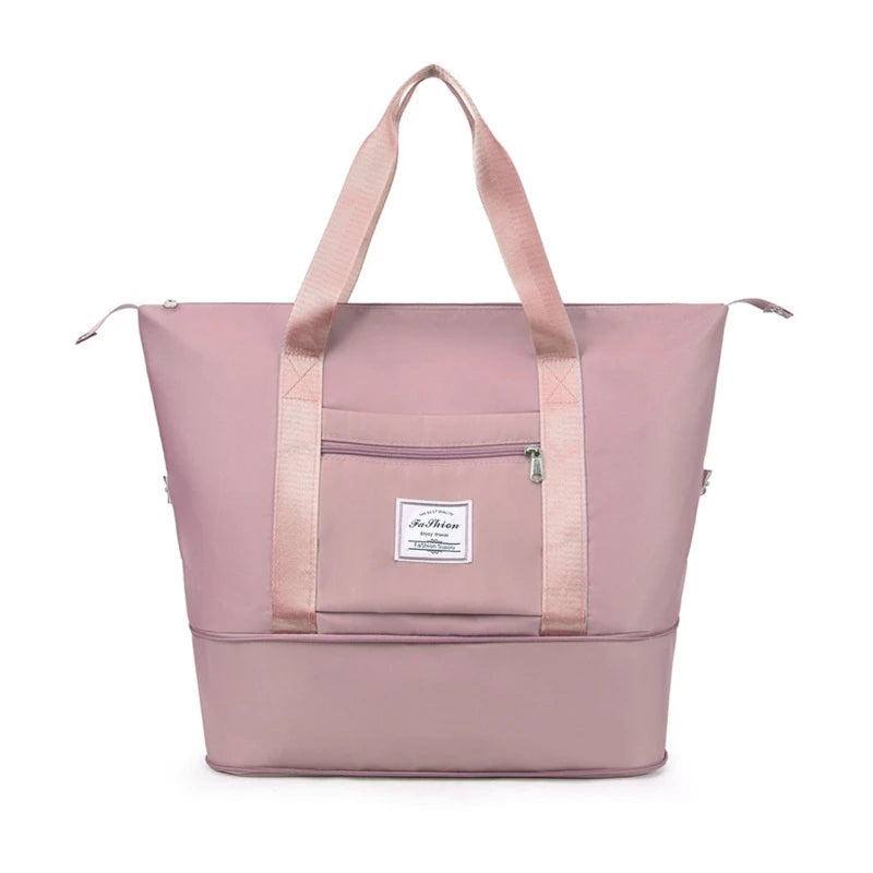 Waterproof Expandable Travel Duffel Bag for Women Men