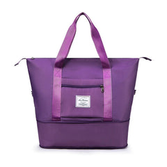 Waterproof Expandable Travel Duffel Bag for Women Men