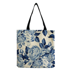 Floral Pattern Handbag Shopping Tote Bags