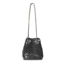 Shining Rhinestone Bucket Bag Crossbody Evening Shoulder Bag