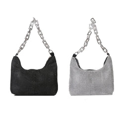 Rhinestone Evening Bag Wedding Shoulder Handbag for Dinner Party