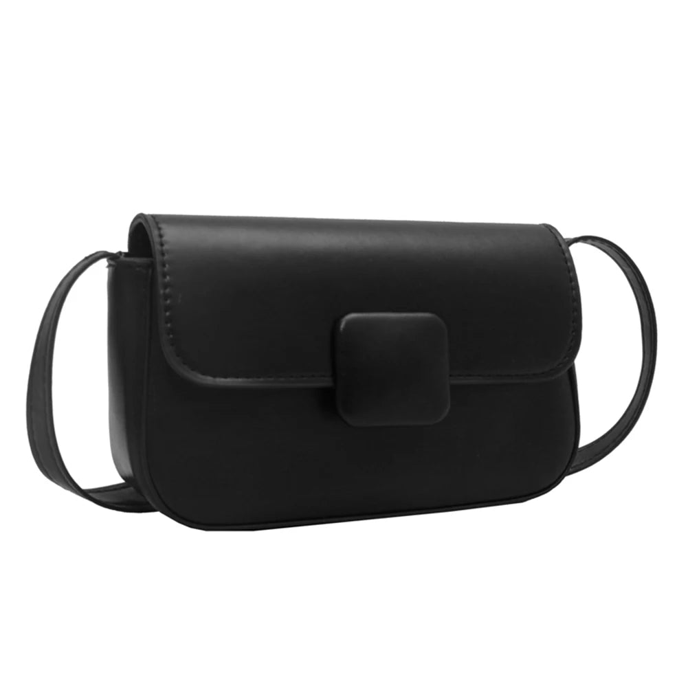 Women Candy Messenger Crossbody Bag Leisure Ladies PU Leather Shoulder Bag