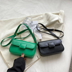 Women Candy Messenger Crossbody Bag Leisure Ladies PU Leather Shoulder Bag