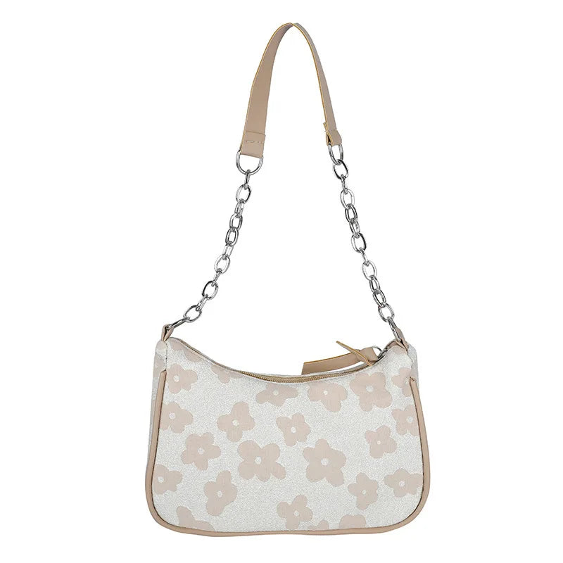 Women Shoulder Bag Solid Underarm Bags Leisure Ladies Tote bag Crescent