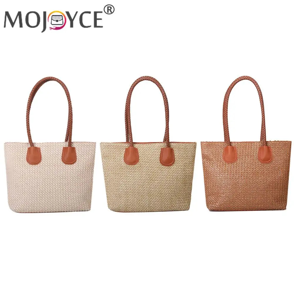 Women Straw Crossbody Bag Rattan Beach Messenger Bag