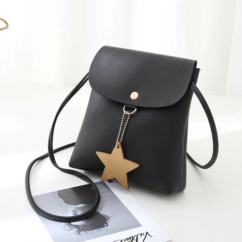 PU Leather Ladies Shoulder Bag Magnetic Buckle Clutch Bag