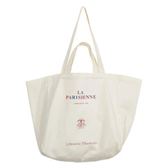 Women Canvas Shoulder Bags Parisian Grocery Bag Tote For Ladies