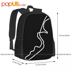 F1 Circuit Suzuka Formula Track Race Grand Prix 1 One Love Racer Backpack