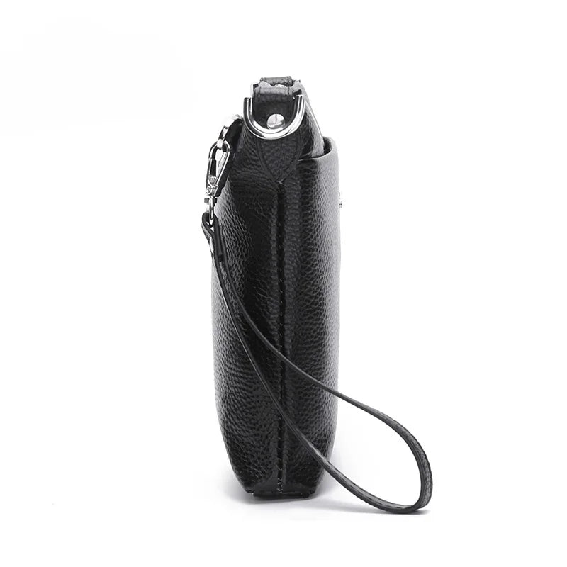 Men's Large Capacity Business Leather Clutch Wallet