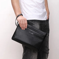 Men's Large Capacity Business Leather Clutch Wallet