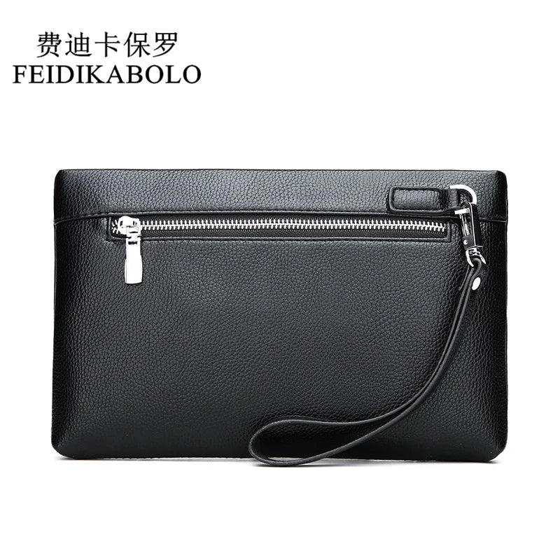 Leather Men Clutch Wallet High Wallets Male Purse Hand Bags