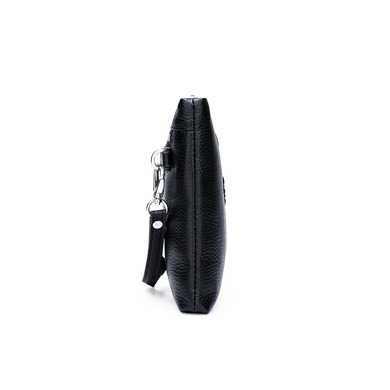 Men's Leather Purse Clutch Bag High Quality Long Male Wallet