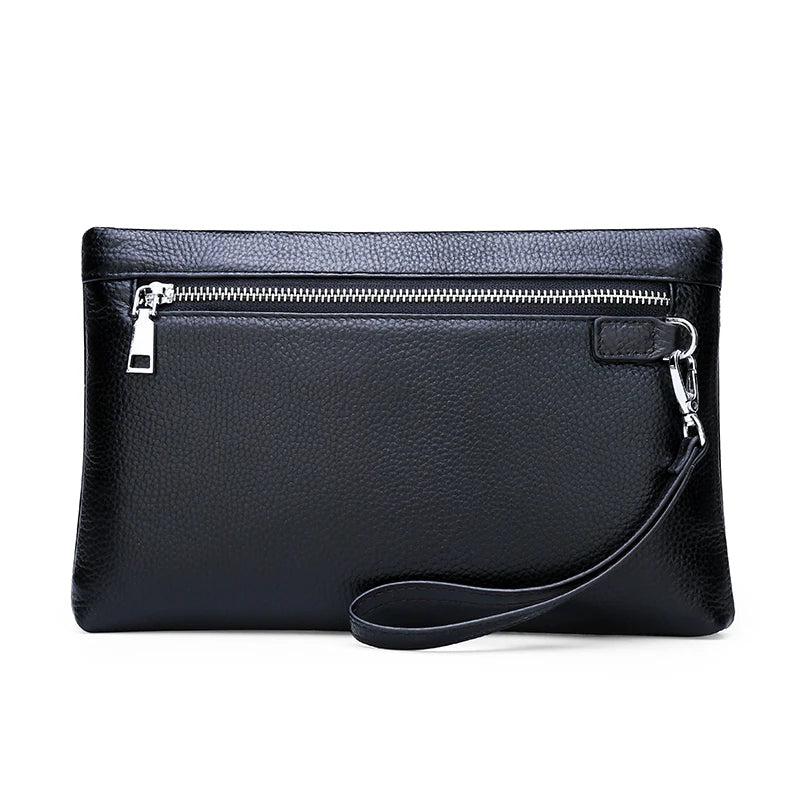 Men's Leather Purse Clutch Bag High Quality Long Male Wallet