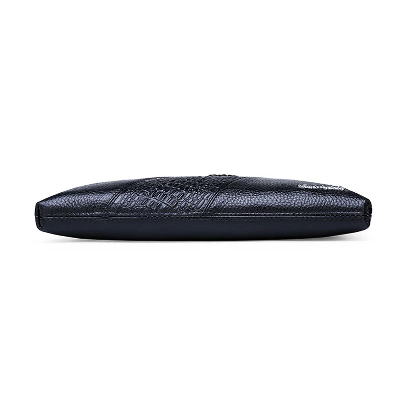 Men's Leather Purse Clutch Bag High Quality Long Male Wallet