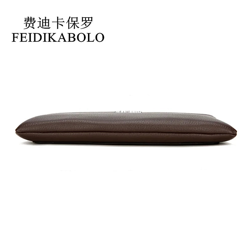 Men Wallets Male Purse Clutch Zipper Leather Handy Bag Carteira