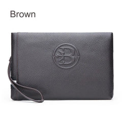 Leather Men's Clutch Wallet Male Purse Handy Bag Carteira Masculina