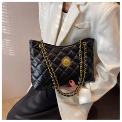 High Lattice Female Casual Tote Bag Large Capacity Shoulder Crossbody Bags