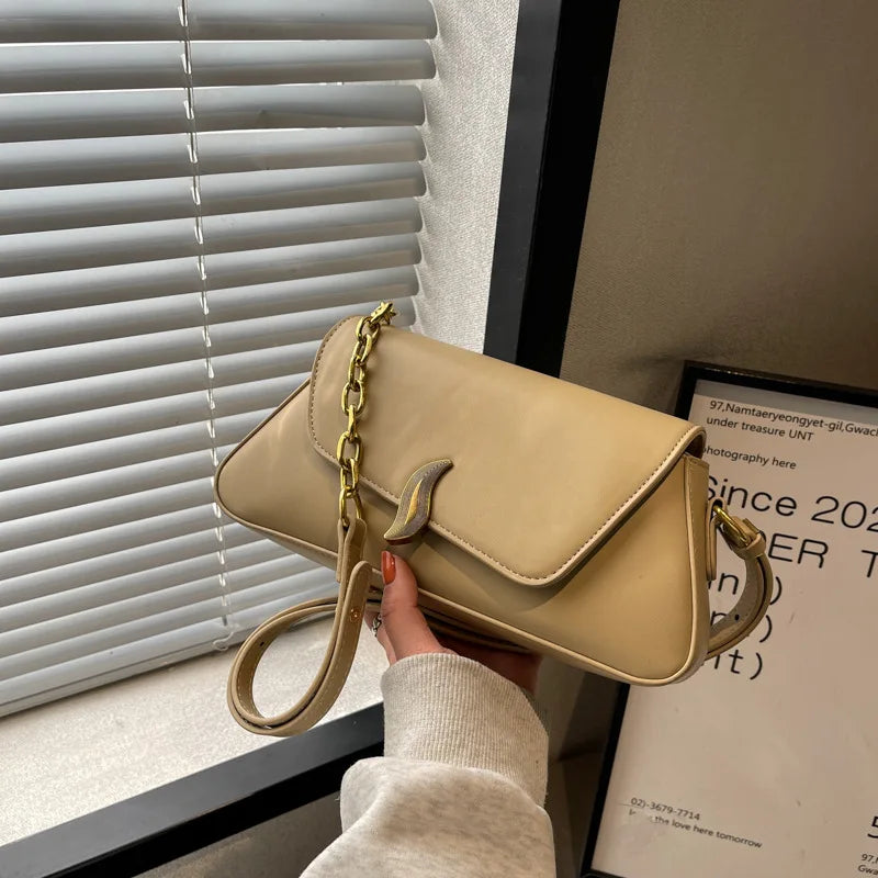 Chain Handbags PU Leather Bags for Women Shoulder Messenger Bag