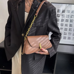 Chain Handbags PU Leather Bags for Women Shoulder Messenger Bag