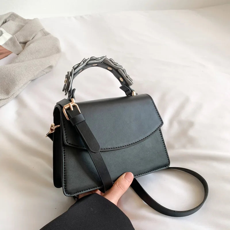 Flower Handle Bags Women Handbags Messenger Shoulder Crossbody Bags