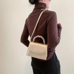Flower Handle Bags Women Handbags Messenger Shoulder Crossbody Bags