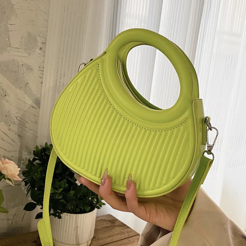 French Women's Leather Tote Bag Handbags Small Shoulder Bags