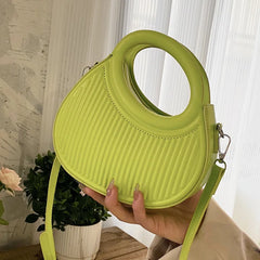 French Women's Leather Tote Bag Handbags Small Shoulder Bags
