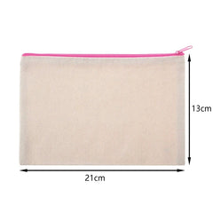 FGGS-12Pcs Multipurpose Cosmetic Bag Makeup Pouches with Zipper Canvas Bag