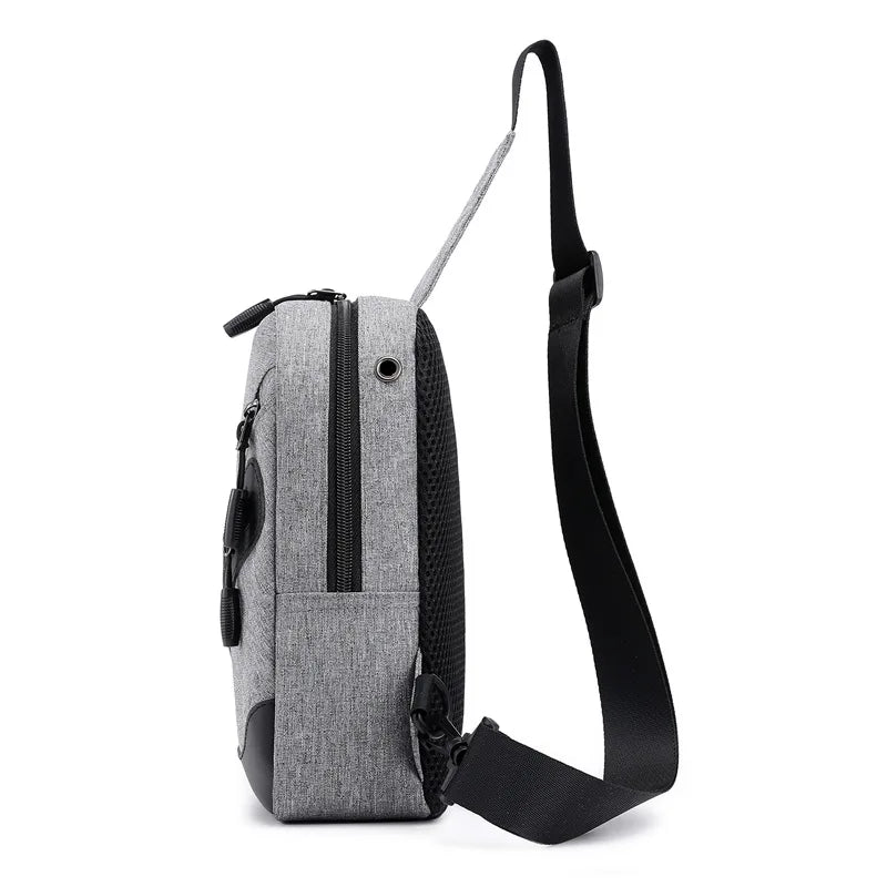 FONIRRA Oxford Men Anti Theft Chest Bag Shoulder Bags Men's Polyester Travel Sli