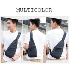 FONIRRA Men Shoulder Bag Chest Pack Convenient Carry Money Phone Pouch