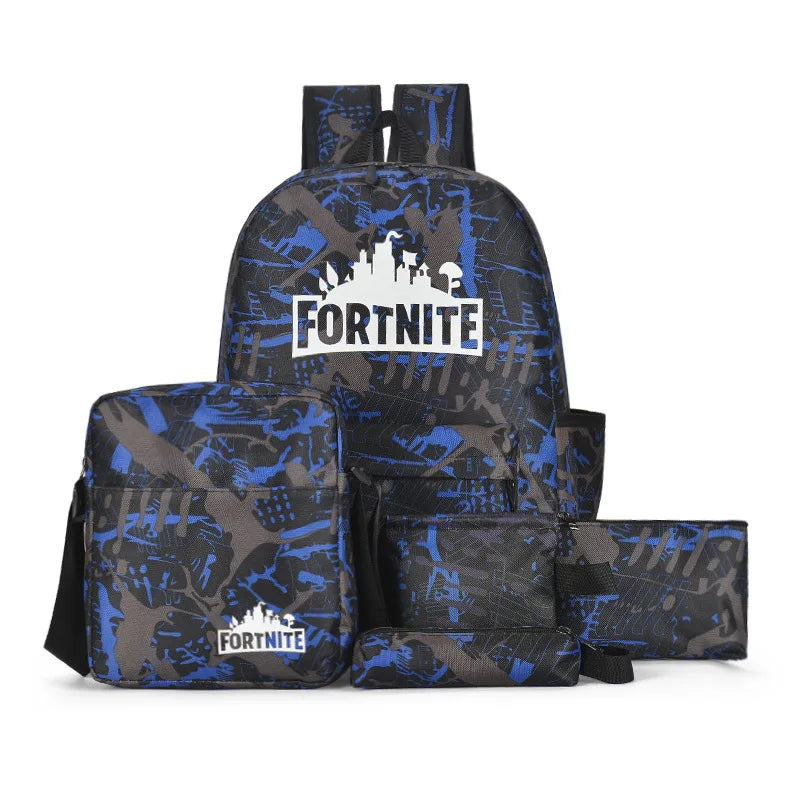 Canvas Backpack Set for Women Men Teens Girls Boys School Bags