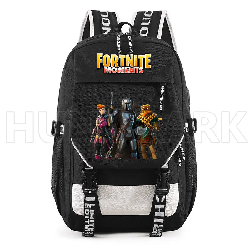 Waterproof Laptop Backpack USB Charge Rucksack for Teenagers Schoolbag