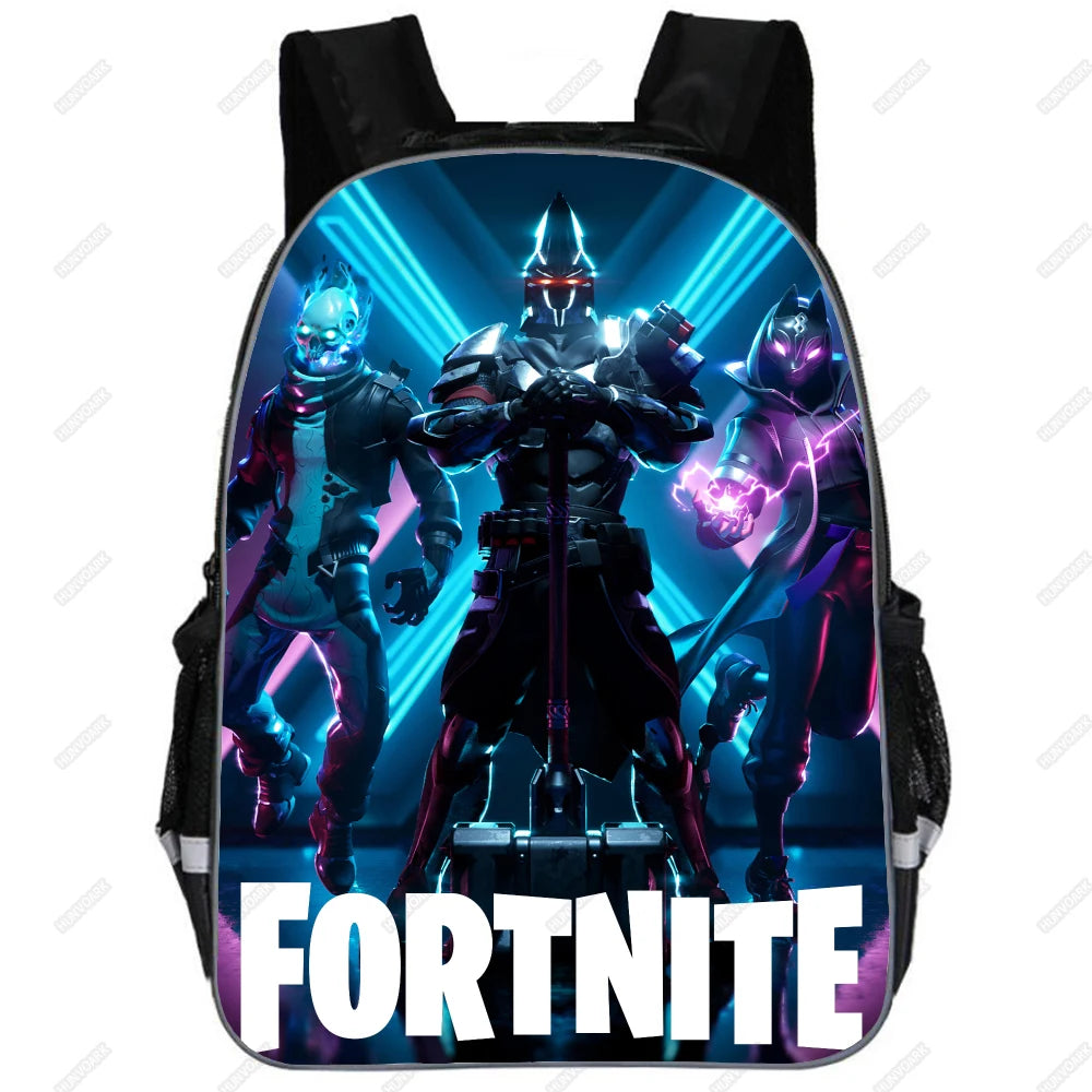 16 Inch School Bagpack for Boys Girls with Games Design