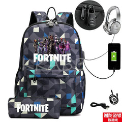 USB Backpack Women Men Teenager School Bag Women USB Travel Rucksack