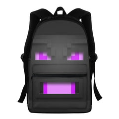 Backpack College Student Game Elements School Bags Smooth Zipper Schoolbag