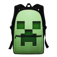 Backpack College Student Game Elements School Bags Smooth Zipper Schoolbag