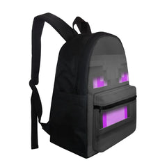 Backpack College Student Game Elements School Bags Smooth Zipper Schoolbag