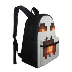 Backpack College Student Game Elements School Bags Smooth Zipper Schoolbag