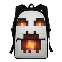 Backpack College Student Game Elements School Bags Smooth Zipper Schoolbag