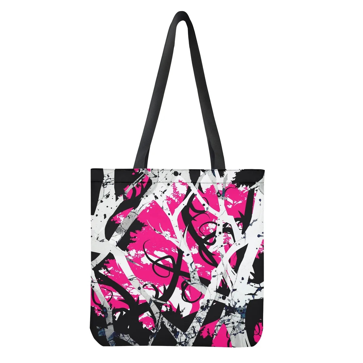 Branch Printing Tote Bag Large Capacity Shoulder Bag Women Eco Reusable Shopper